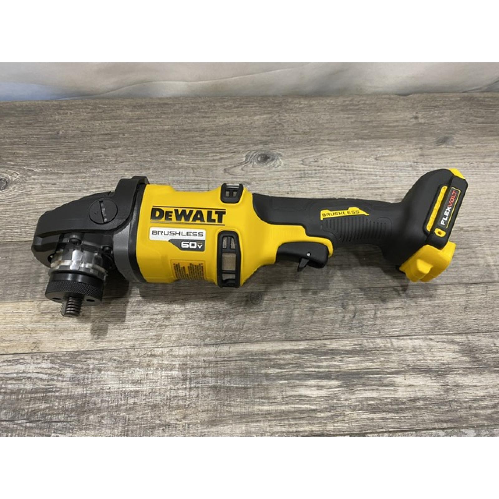 AS-IS DEWALT FLEXVOLT 60V Cordless 7 in. Angle Grinder (Tool-Only)