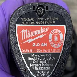 AS-IS Milwaukee FUEL 12V Lithium-Ion Brushless Cordless 4-in-1 Installation 3/8 in. Drill Driver Kit