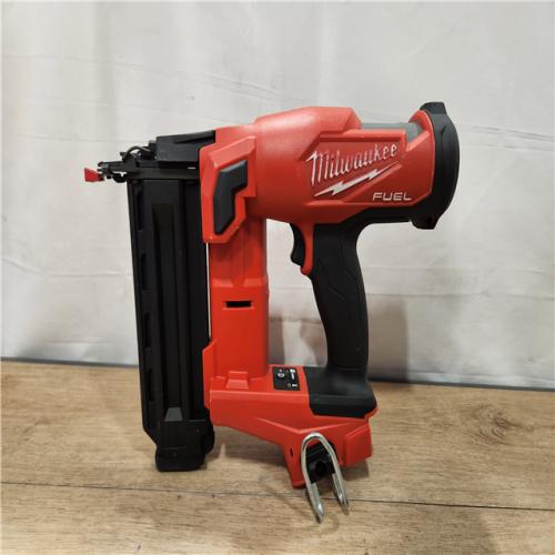 AS-IS- Milwaukee FUEL 18-Volt Lithium-Ion Brushless Cordless Gen II 18-Gauge Brad Nailer (Tool-Only)