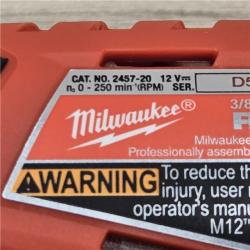 AS-IS MILWAUKEE 2457-20 .38 in. M12 Cordless Ratchet (Tool-Only)