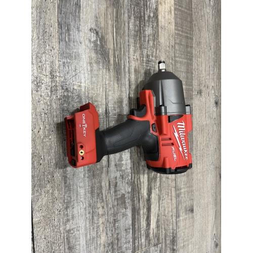 AS-IS Milwaukee M18 FUEL ONE-KEY 18V Lithium-Ion Brushless Cordless 1/2 in. Impact Wrench with Friction Ring (Tool-Only)