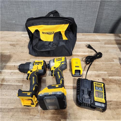 Houston Location AS-IS DEWALT 20V XR Lithium-Ion Cordless 2-Tool Combo Kit