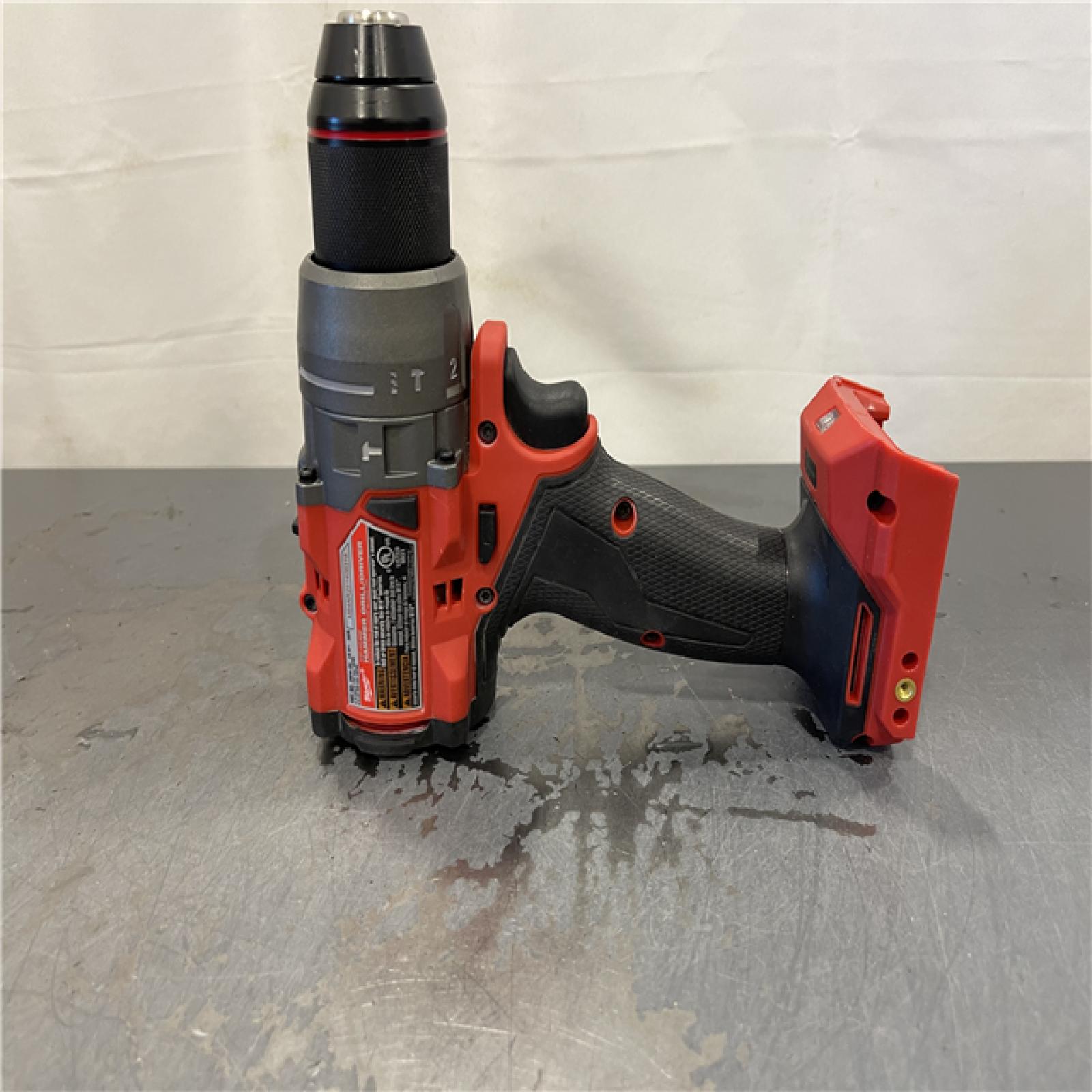 AS-IS - Milwaukee M18 FUEL 18V Lithium-Ion Brushless Cordless 1/2 in. Hammer Drill/Driver