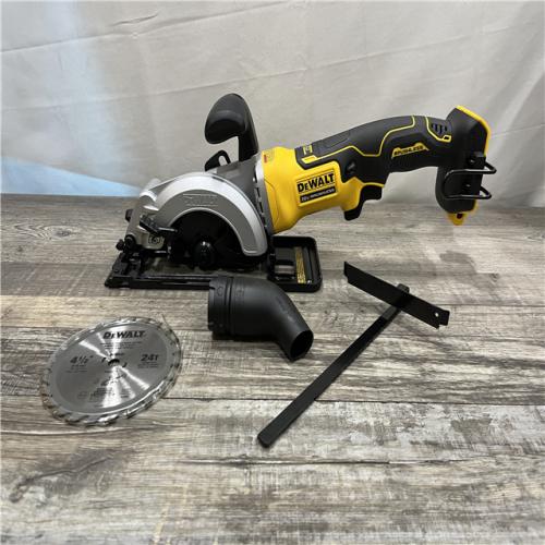 AS-IS DEWALT ATOMIC 20V MAX Cordless Brushless 4-1/2 in. Circular Saw (Tool Only)
