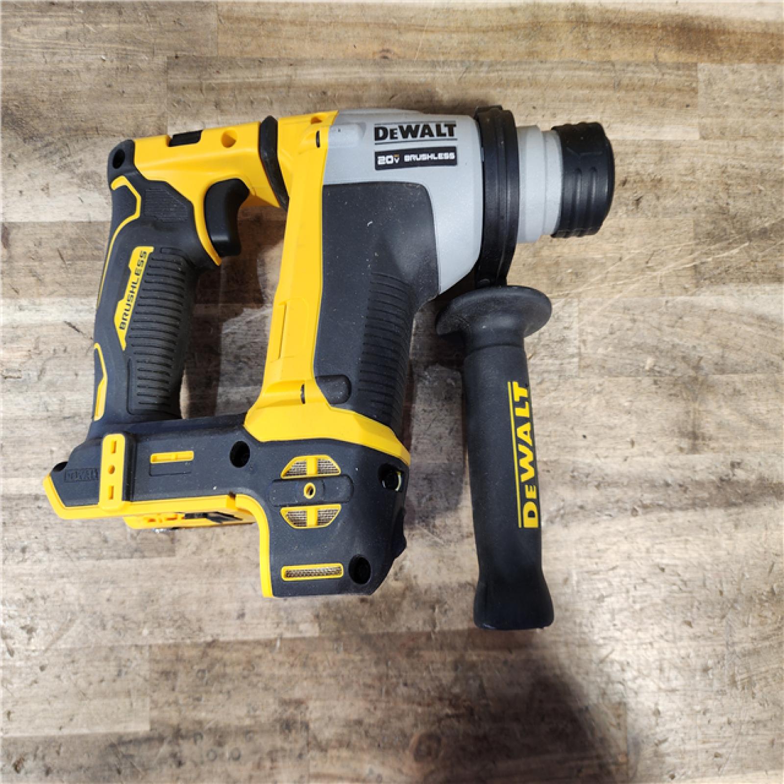 HOUSTON LOCATION - AS-IS DEWALT ATOMIC 20V MAX Cordless Brushless Ultra-Compact 5/8 in. SDS Plus Hammer Drill (Tool Only)