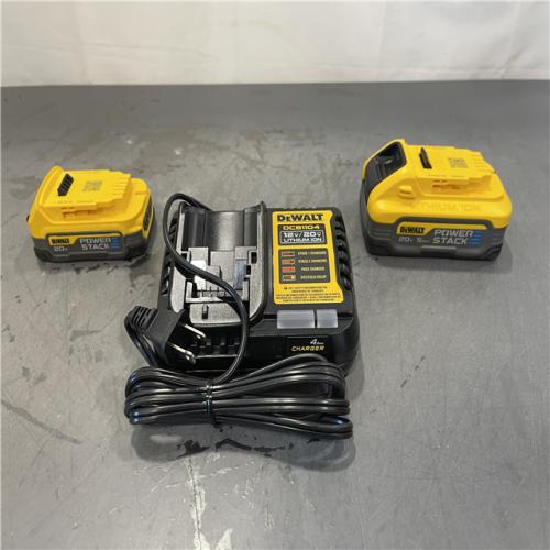 AS-IS - DeWalt Powerstack 20-Volt Lithium-Ion 5.0 Ah and 1.7 Ah Batteries and Charger