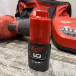 AS-IS Milwaukee 12V Lithium-Ion HACKZALL Cordless Reciprocating Saw Kit