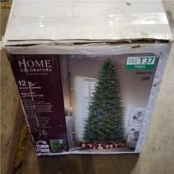 HOUSTON LOCATION - AS-IS 12 FT GRAND DUCHESS TWINKLING BALSAM FIR LED PRE-LIT TREE