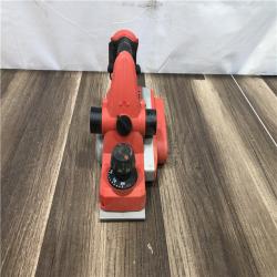 AS-IS Milwaukee M18 18V Lithium-Ion Cordless 3-1/4 in. Planer (Tool-Only)