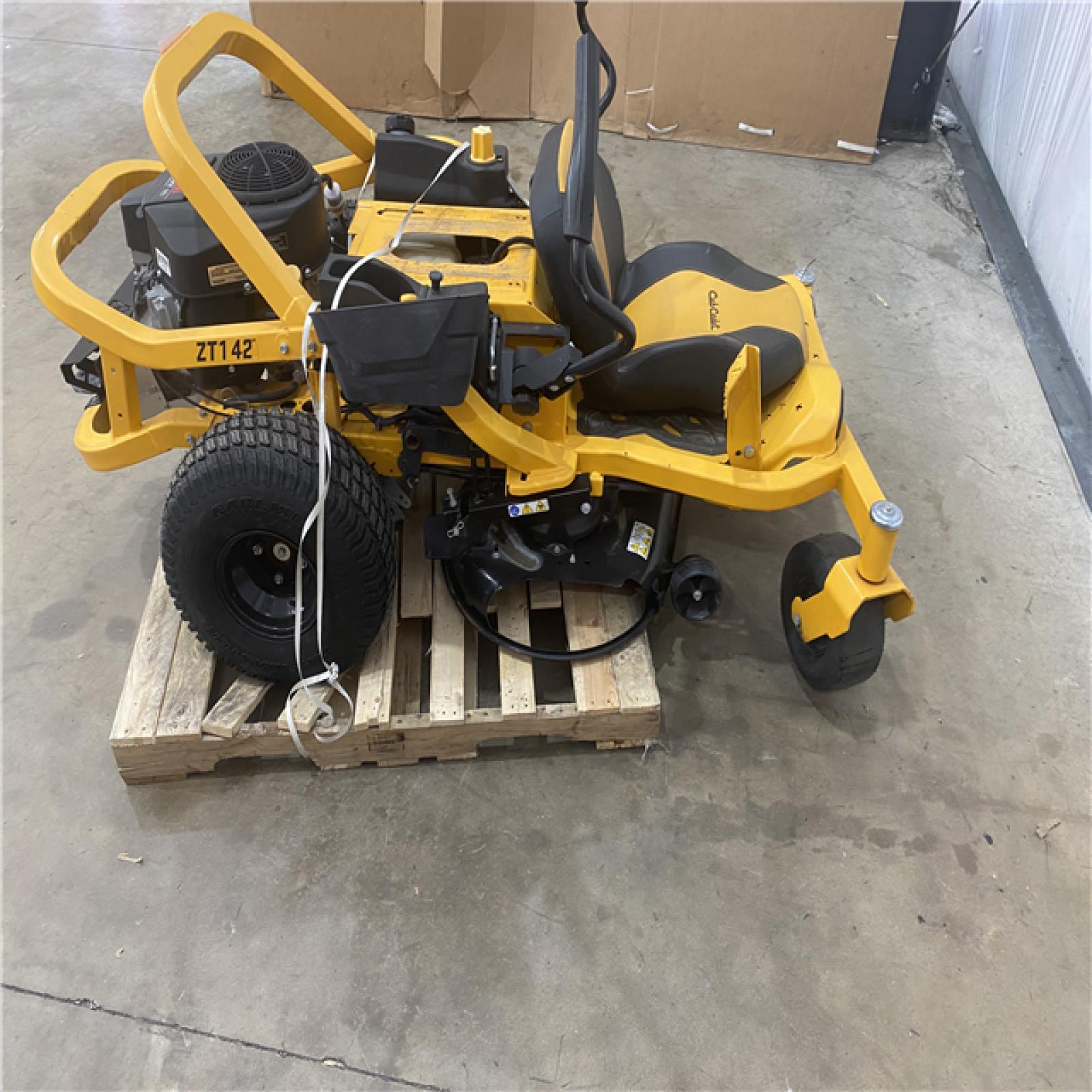 Houston Location - AS-IS Outdoor Power Equipment CUB CADET ZT1 42 INCH SIT DOWN MOWER
