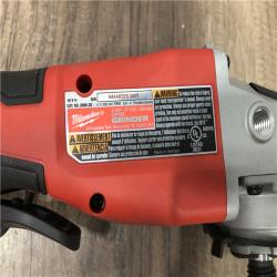 AS-IS Milwaukee 18V Lithium-Ion Brushless Cordless 4-1/2 in./5 in. Grinder w/Paddle Switch (Tool-Only)