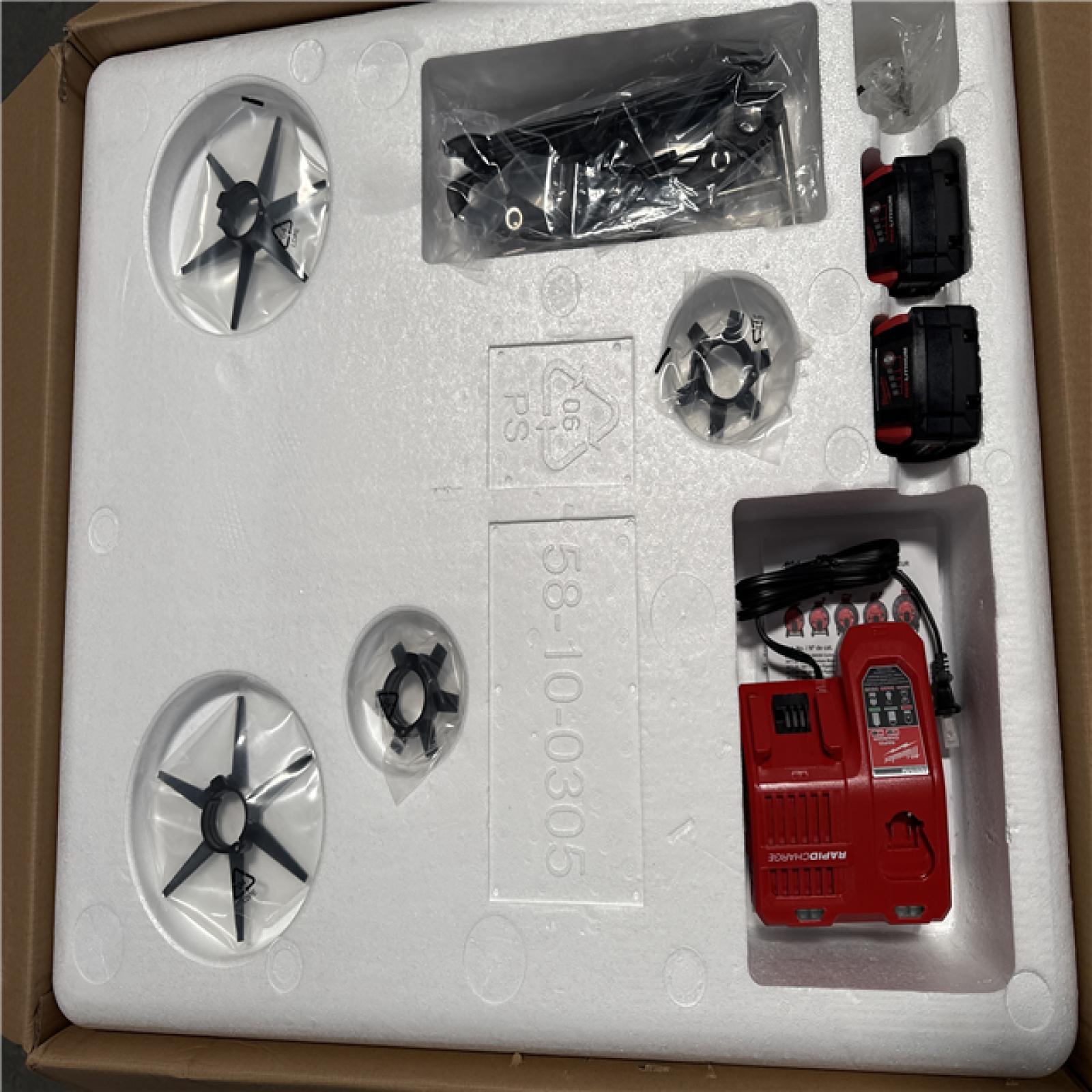California NEW Milwaukee 200' Stiff Modular Pipeline Inspection System, Includes (2) Batteries & Charger