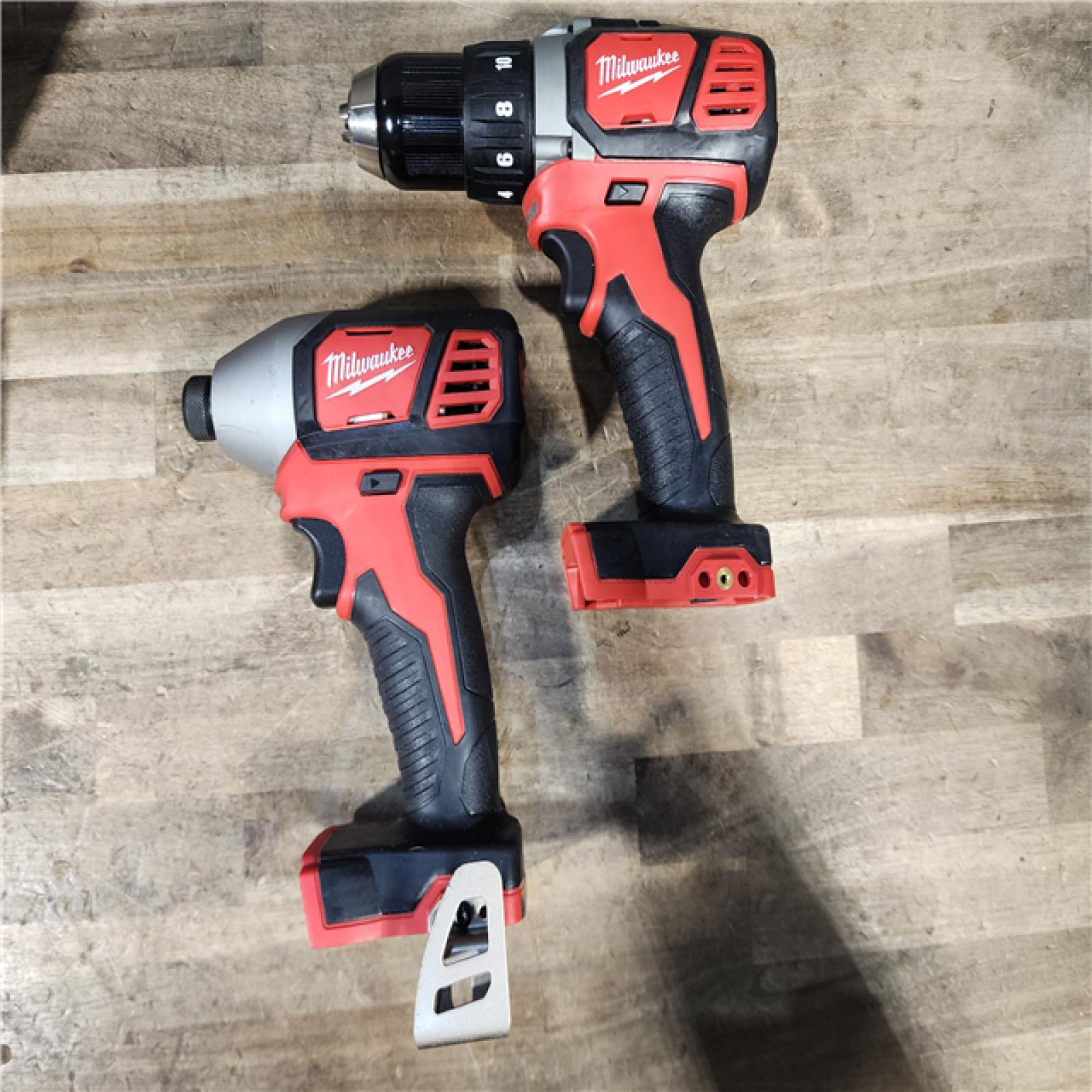HOUSTON LOCATION - AS-IS Milwaukee M18 Brushed Cordless (2-Tool) Drill/Driver and Impact Driver Kit