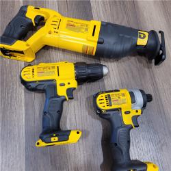 AS- IS DEWALT 20V MAX Cordless 6 Tool Combo Kit with (1) 20V 4.0Ah Battery, (1) 20V 2.0Ah Battery, and Charger