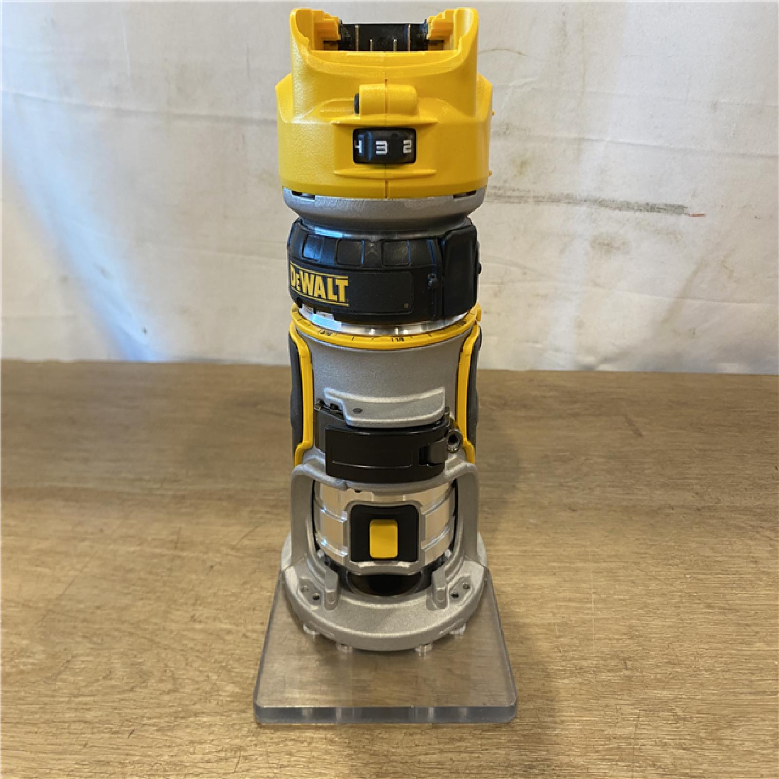 AS-IS DEWALT 20V MAX XR Cordless Brushless Fixed Base Compact Router (Tool Only)