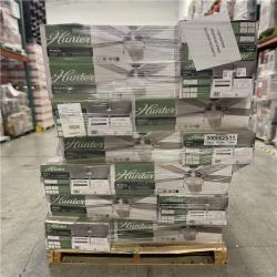 DALLAS LOCATION - Hunter Antero 54 in. LED Indoor Brushed Nickel Ceiling Fan with Light PALLET -(35 UNITS)