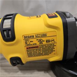 AS-IS DEWALT 60V MAX Cordless Brushless 4.5 in. to 6 in. Small Angle Grinder (Tool Only)