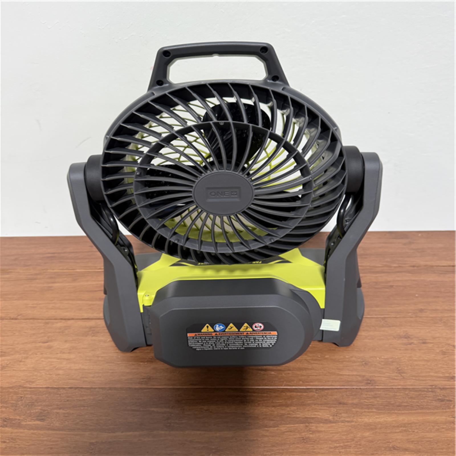 California NEW Ryobi 18V 7.5 Bucket Top Misting Fan Kit includes (1) Battery & Charger