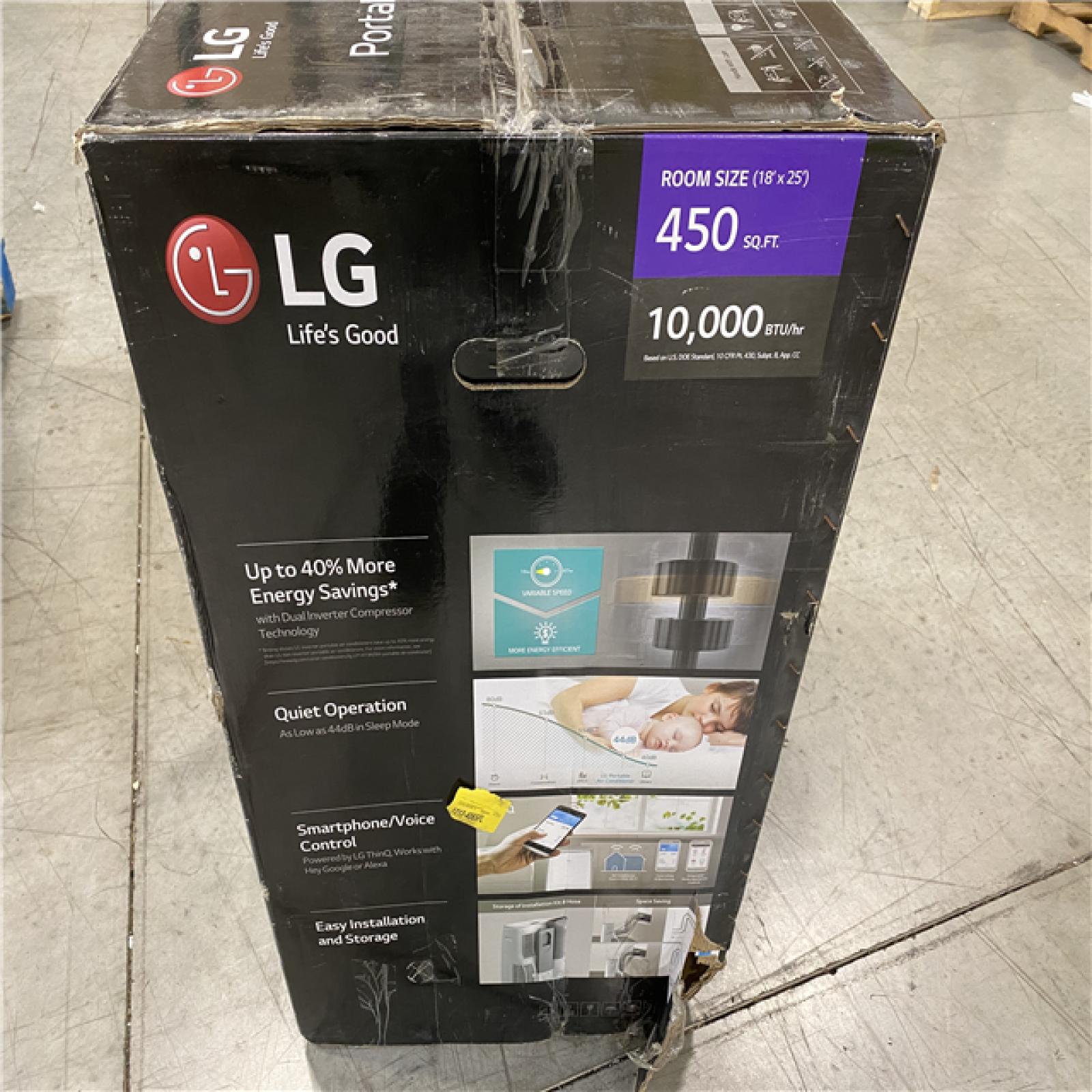 NEW! LG 115V Dual Inverter Portable Air Conditioner with WiFi Control