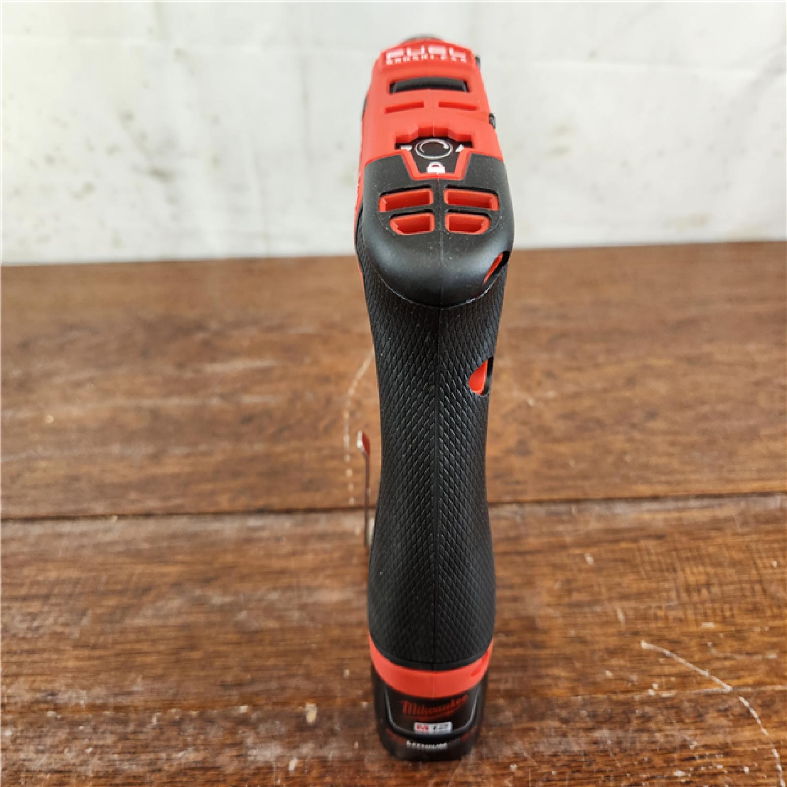 AS-IS Milwaukee M12 FUEL 12V Brushless Cordless (4-in-1) Installation Drill/Driver Kit