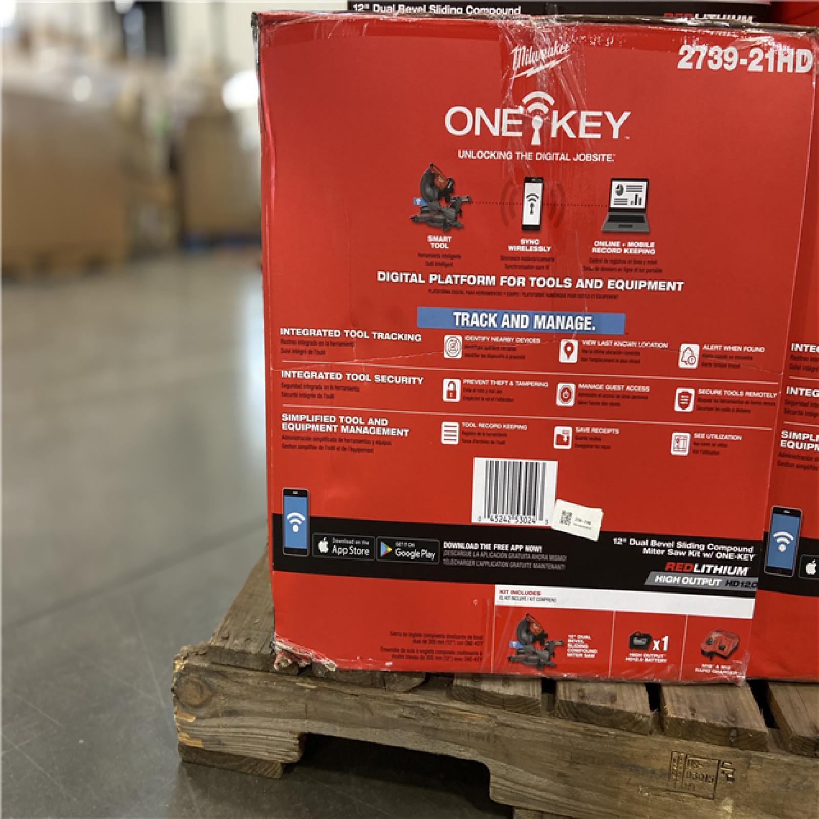 DALLAS LOCATION - Milwaukee M18 FUEL 18V Lithium-Ion Brushless Cordless 12 in. Dual Bevel Sliding Compound Miter Saw Kit with One 12.0Ah Battery