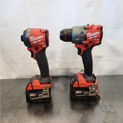 AS-IS- Milwaukee FUEL 18V Lithium-Ion Brushless Cordless Hammer Drill and Impact Driver Combo Kit