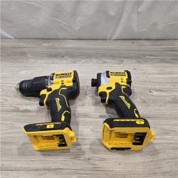 AS-IS DeWalt 20V MAX Atomic Cordless 2 Tool Compact Hammer Drill and Impact Driver Kit