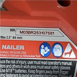 AS-IS Milwaukee FUEL 18V Lithium-Ion Brushless Cordless Gen II 15-Gauge Angled Nailer (Tool-Only)