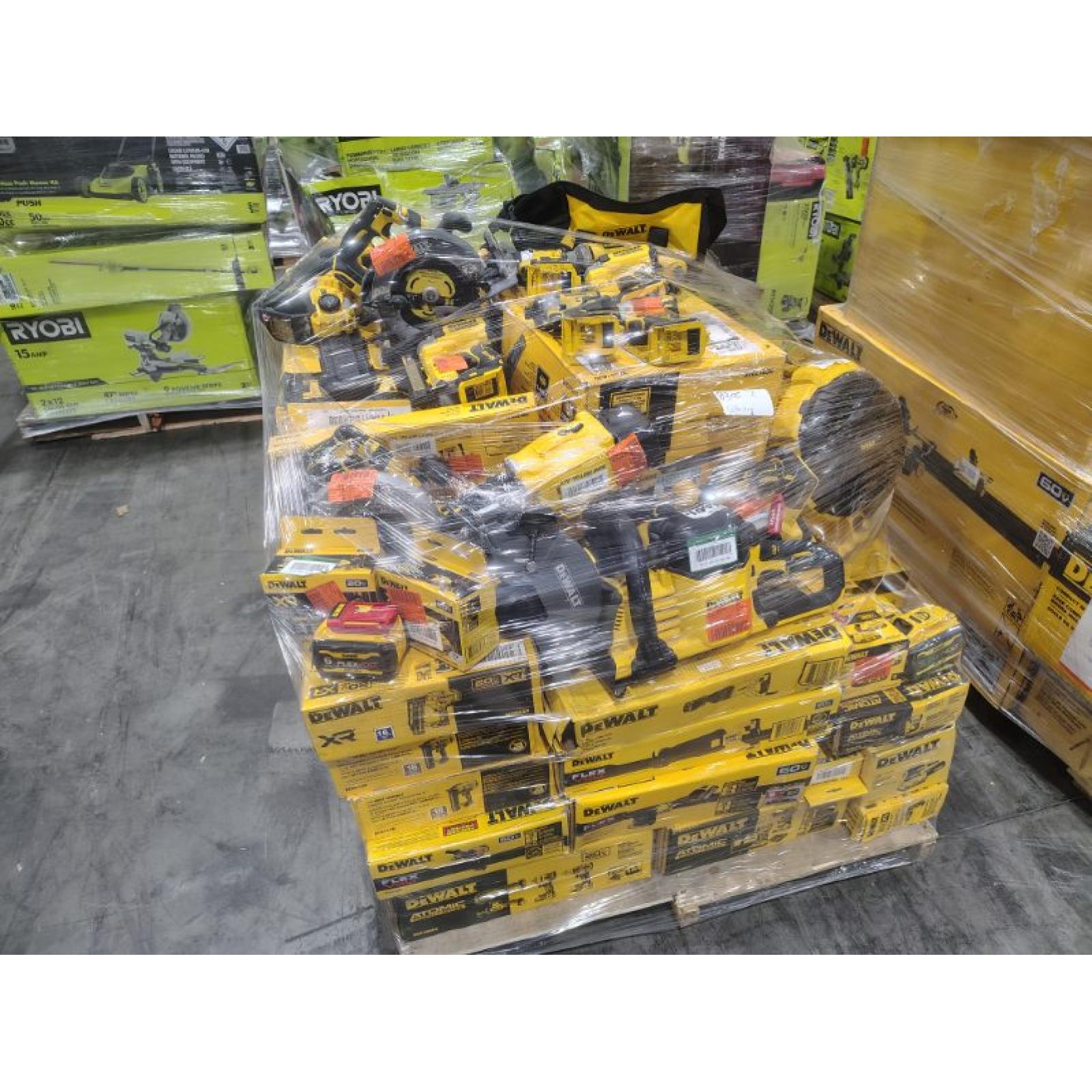 Pittston Location As-Is Power Tools Partial Truckload (13 Pallets) 8305-A