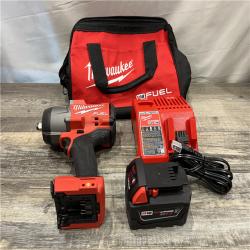 AS-IS Milwaukee FUEL 18V Lithium-Ion Brushless Cordless 1/2 in. Impact Wrench w/Friction Ring Kit