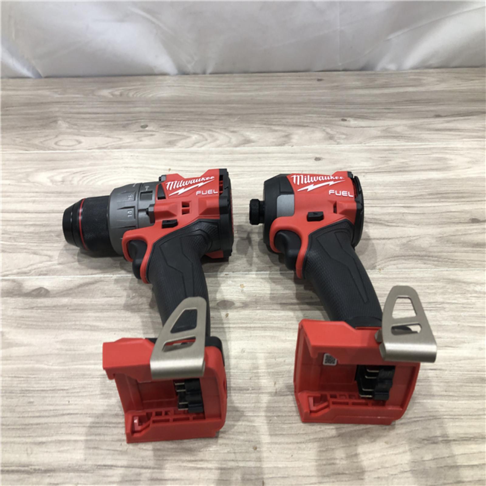 AS-IS Milwaukee FUEL 18V Lithium-Ion  Cordless Hammer Drill and Impact Driver Combo Kit