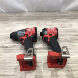 AS-IS Milwaukee FUEL 18V Lithium-Ion  Cordless Hammer Drill and Impact Driver Combo Kit