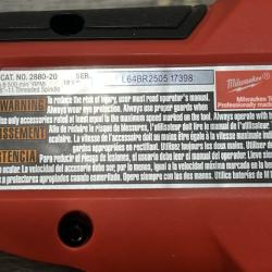 AS-IS Milwaukee FUEL 18V Lithium-Ion Brushless Cordless 4-1/2 in./5 in. Grinder w/Paddle Switch (Tool-Only)