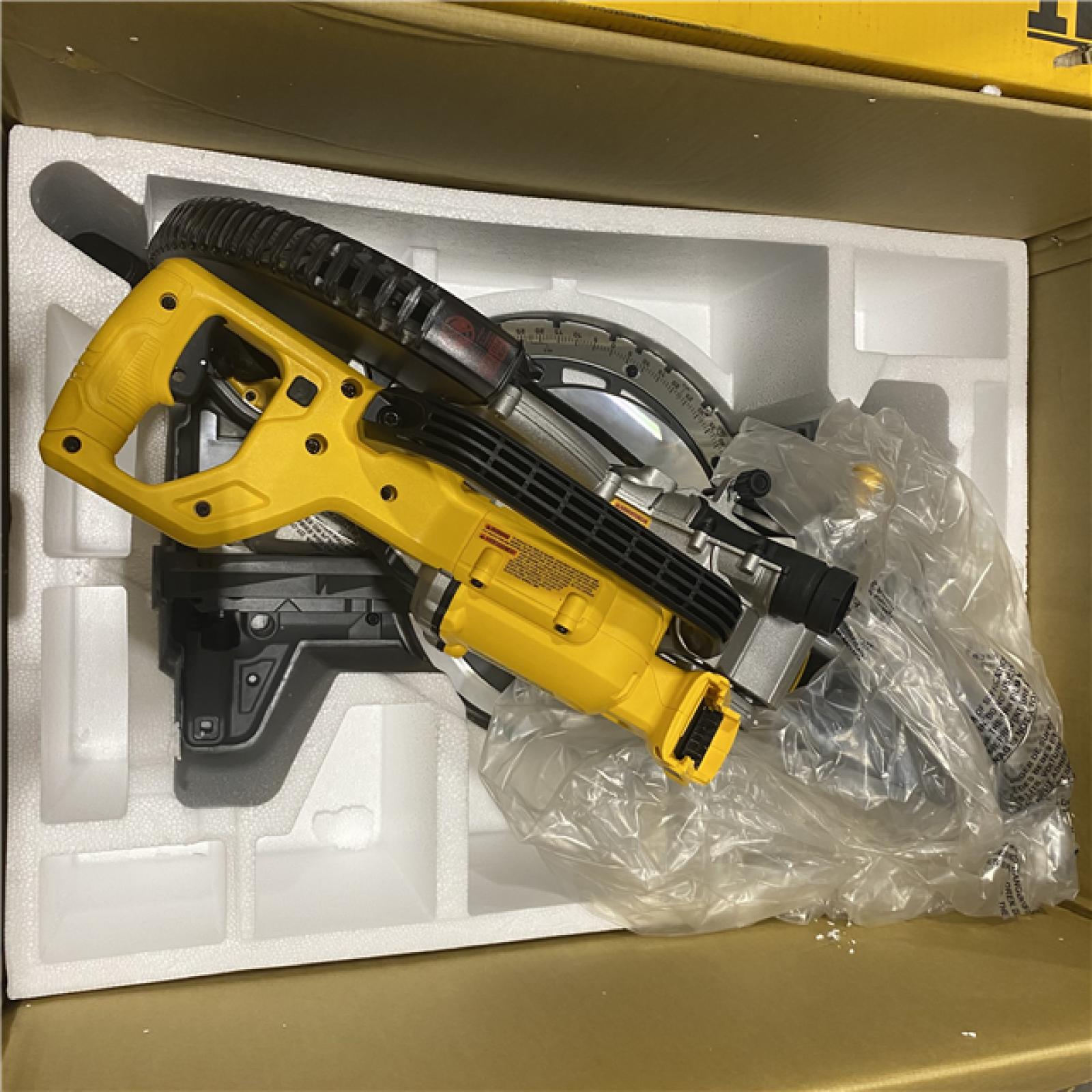 As-Is- DEWALT 60V Lithium-Ion 12 in. Cordless Sliding Miter Saw Kit with 9.0Ah Battery Pack