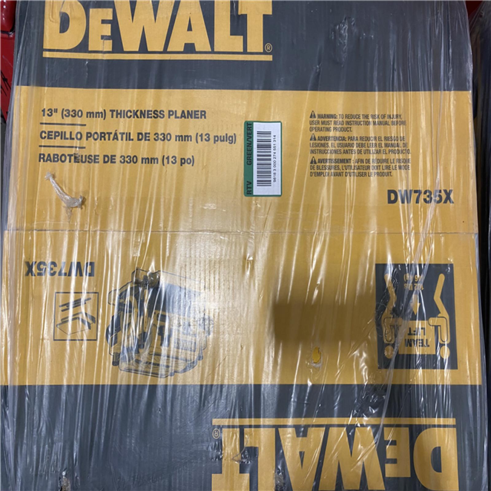 NEW- DEWALT 15 Amp Corded 13 in. Heavy-Duty 2-Speed Bench Planer