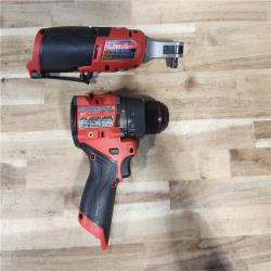 HOUSTON LOCATION - AS-IS MILWAUKEE 2 TOOL COMBO KIT W/ (2) BATTERY & CHARGER