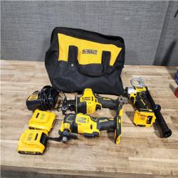 Houston Location AS-IS DeWalt Impact and Oscillating Multi Tool and Reciprocating Saw and Batteries with Charger