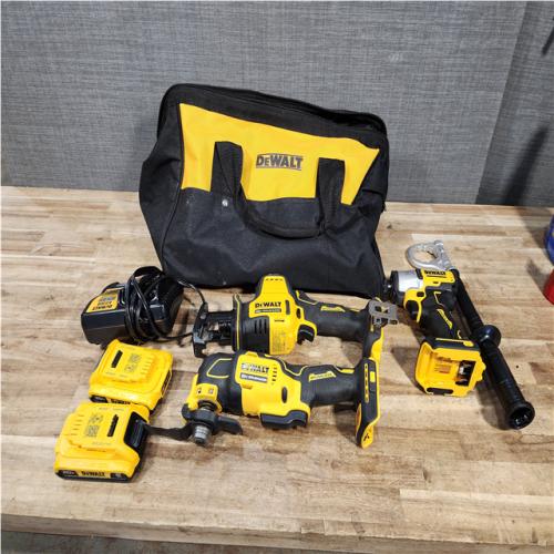 Houston Location AS-IS DeWalt Impact and Oscillating Multi Tool and Reciprocating Saw and Batteries with Charger