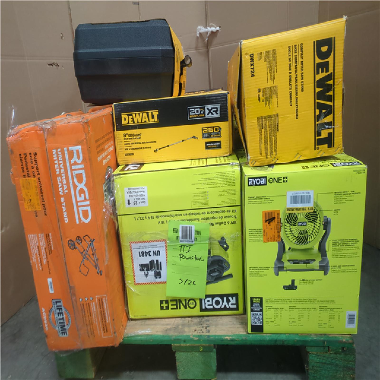 CALIFORNIA AS-IS TOOL PALLET