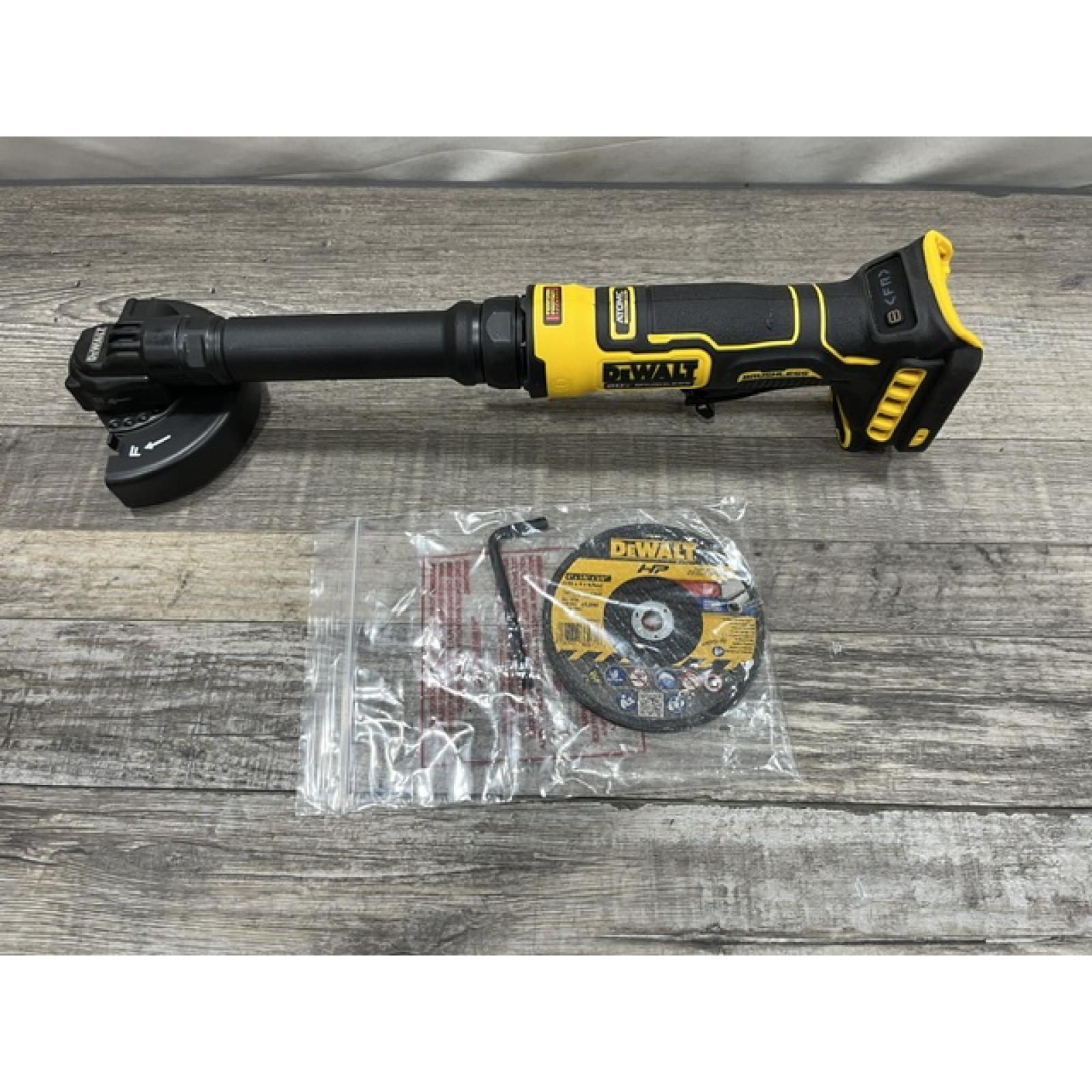 AS-IS DEWALT ATOMIC 20V MAX Cordless Brushless 4 in. Extended Cut-Off Tool (Tool Only)