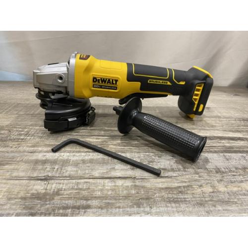 AS-IS DEWALT 20V MAX Cordless Brushless 4-1/2 in. Angle Grinder with Paddle Switch (Tool Only)