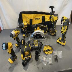 AS-IS - DEWALT 20-Volt MAX Lithium-Ion Cordless 7-Tool Combo Kit