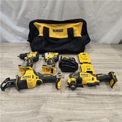 AS-IS DeWalt 20V MAX ATOMIC Cordless 4-Tool Combo Kit