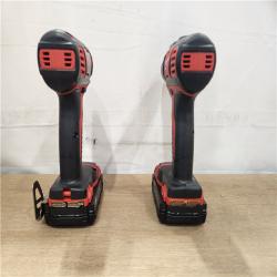 AS-IS- Milwaukee M18 Brushed Cordless (2-Tool) Drill/Driver and Impact Driver Kit