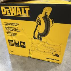 AS-IS  DEWALT 15 Amp Corded 10 in. Compound Single Bevel Miter Saw