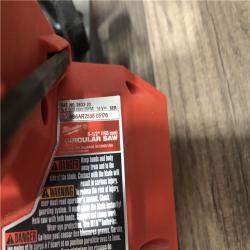 AS-IS Milwaukee FUEL 18V Lithium-Ion Brushless Cordless 6-1/2 in. Circular Saw (Tool-Only)