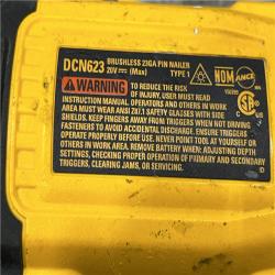 AS-IS DEWALT ATOMIC 20V MAX Lithium Ion Cordless 23 Gauge Pin Nailer Kit