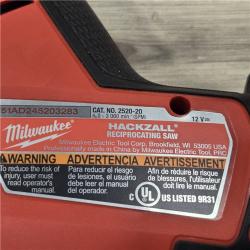 AS-IS Milwaukee M12 FUEL 12V Cordless HACKZALL Reciprocating Saw Kit