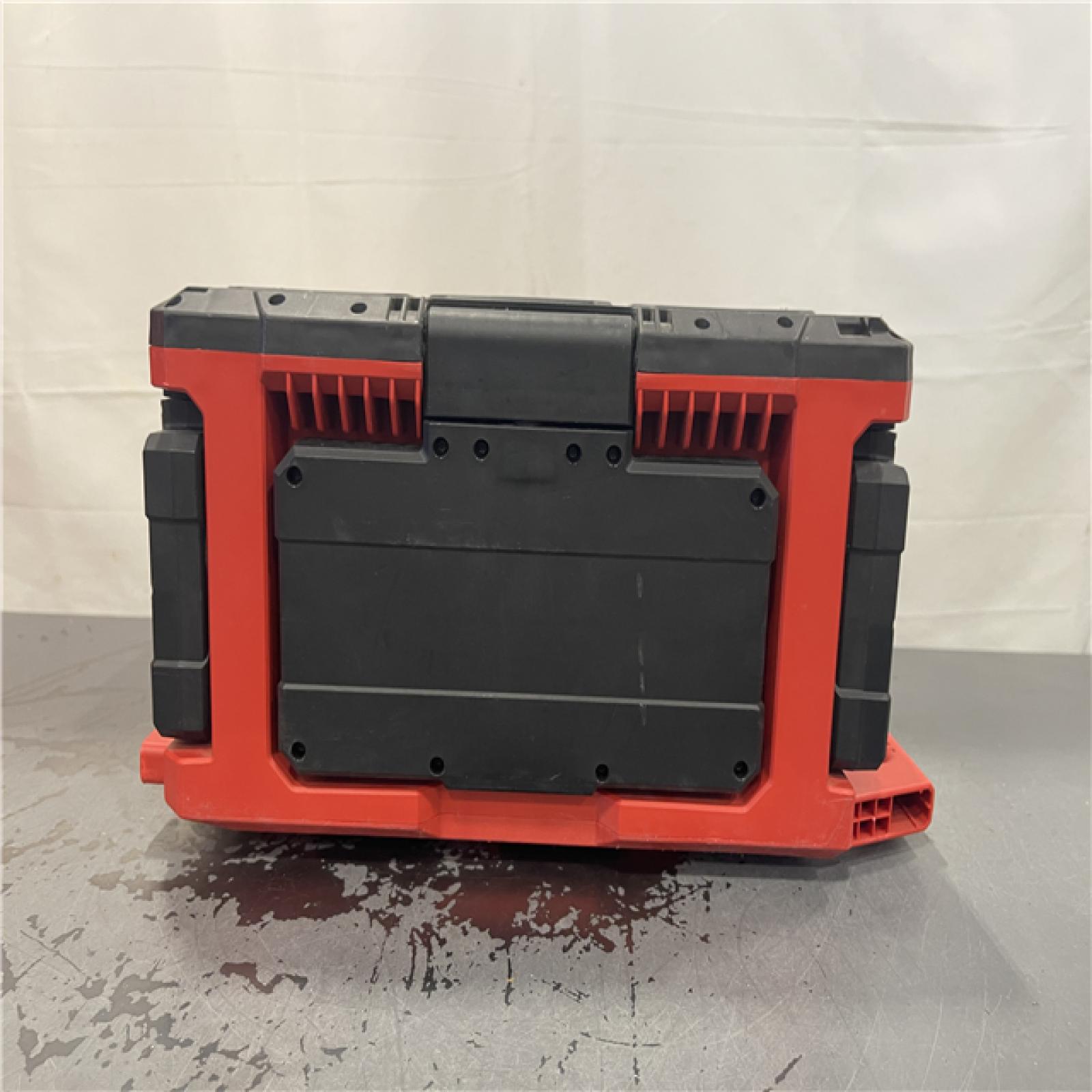 AS-IS- Milwaukee  M18 PACKOUT Cordless Lithium-Ion Light/Charger (Tool Only)