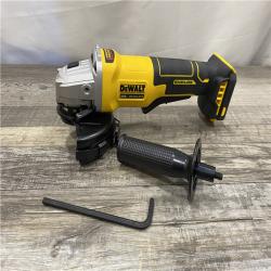 AS-IS DEWALT 20V MAX Cordless Brushless 4-1/2 in. Angle Grinder with Paddle Switch (Tool Only)